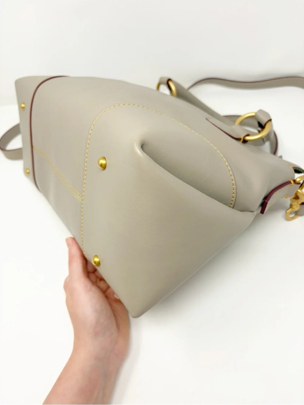 Dooney & Bourke Florentine Satchel 38 Rare Taupe Color